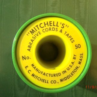 Mitchell Inc 56A-25 Aluminum Oxide 150 Grit 3/32 Wide x 25 Feet Aluminum Oxide 150 Grit 3/32 Wide x 25 Feet E.C Mitchell Abrasives 56 Flat Abrasive Tape 
