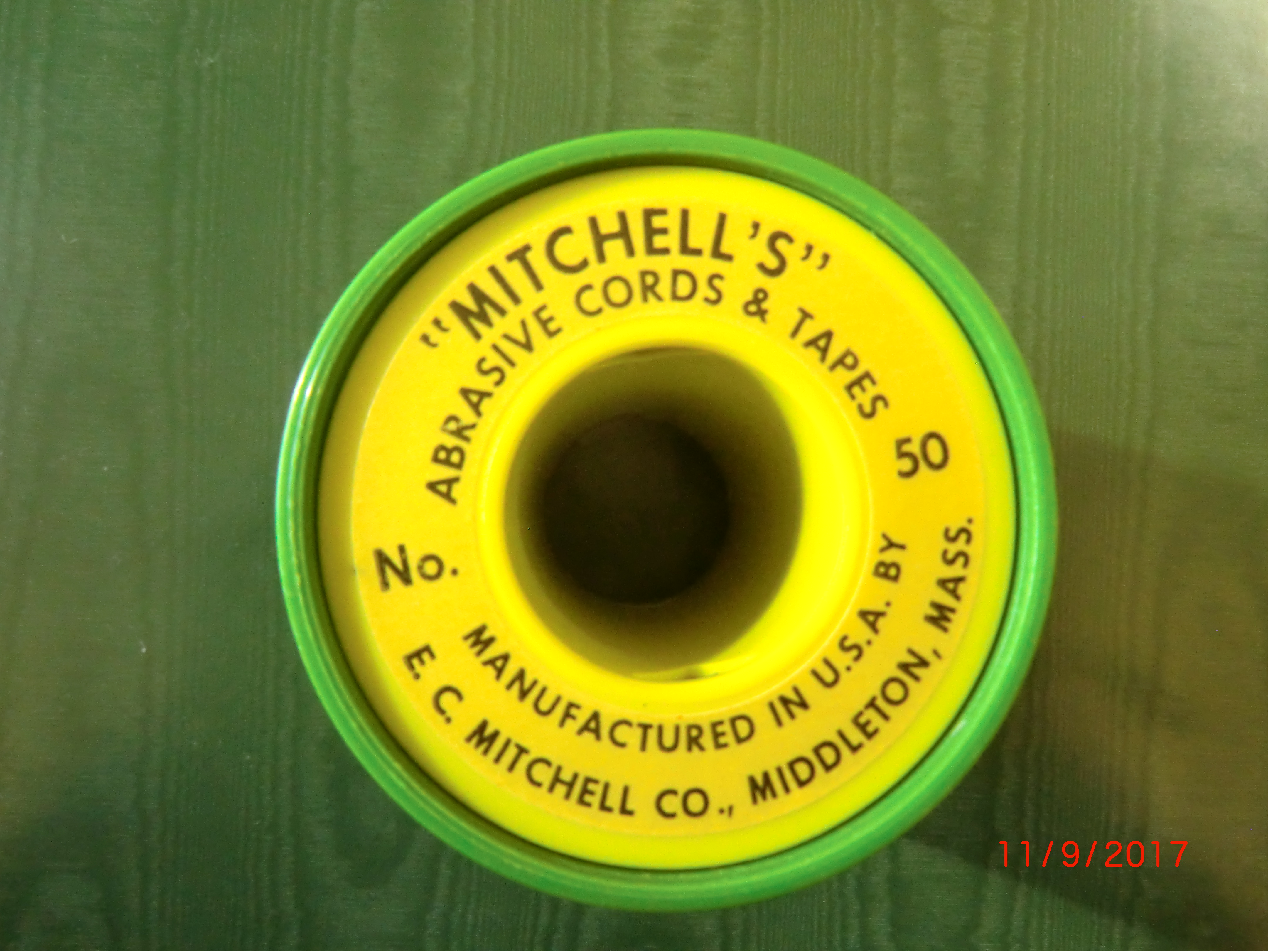 Mitchells Abrasive Cord #52 Alum.Oxide 150 Grit 75 Ft. G-1-1 