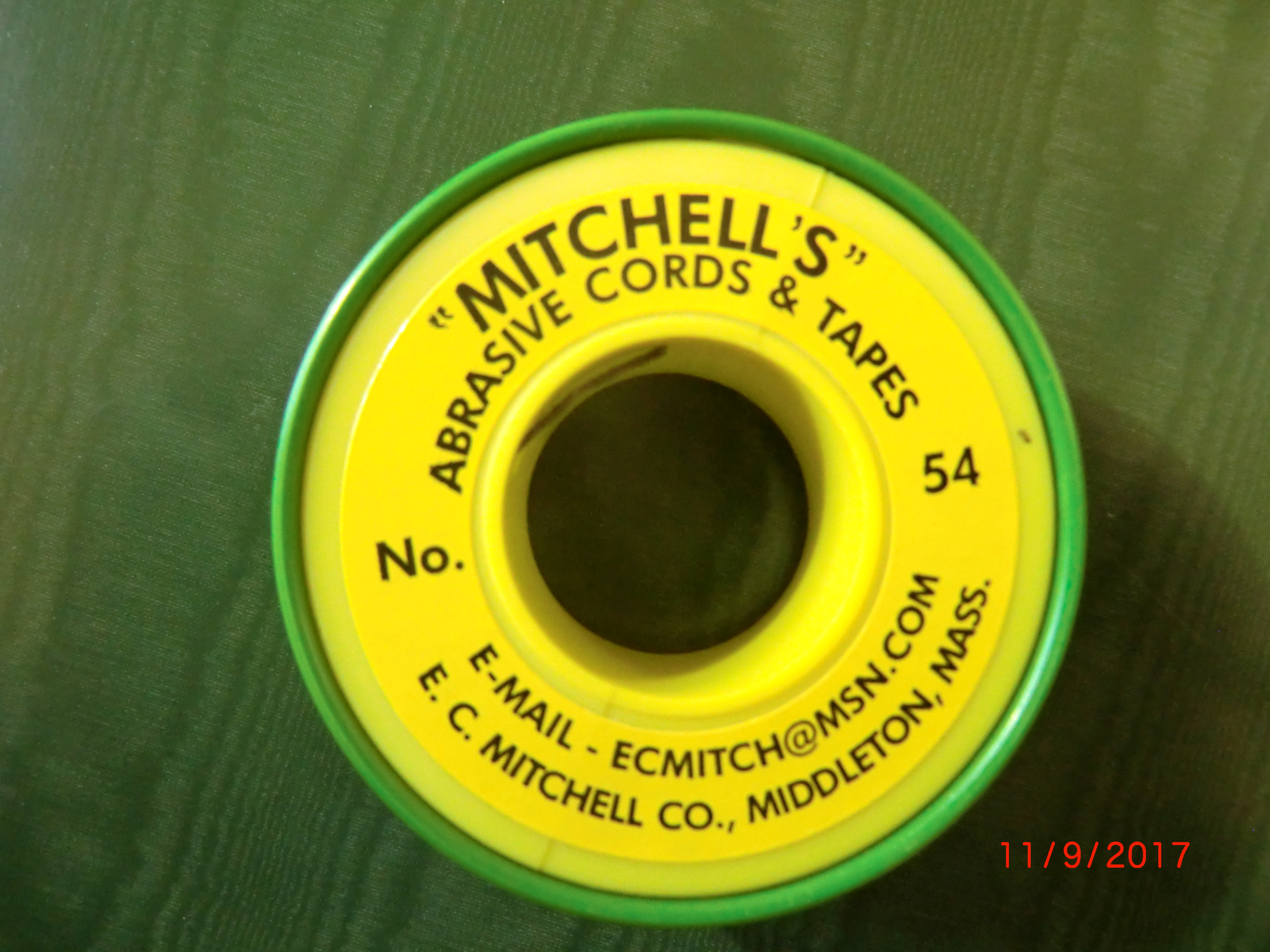 Mitchell Abrasives 51 Round Abrasive Cord Aluminum Oxide 120 Grit .055 Diameter x 50 Feet 