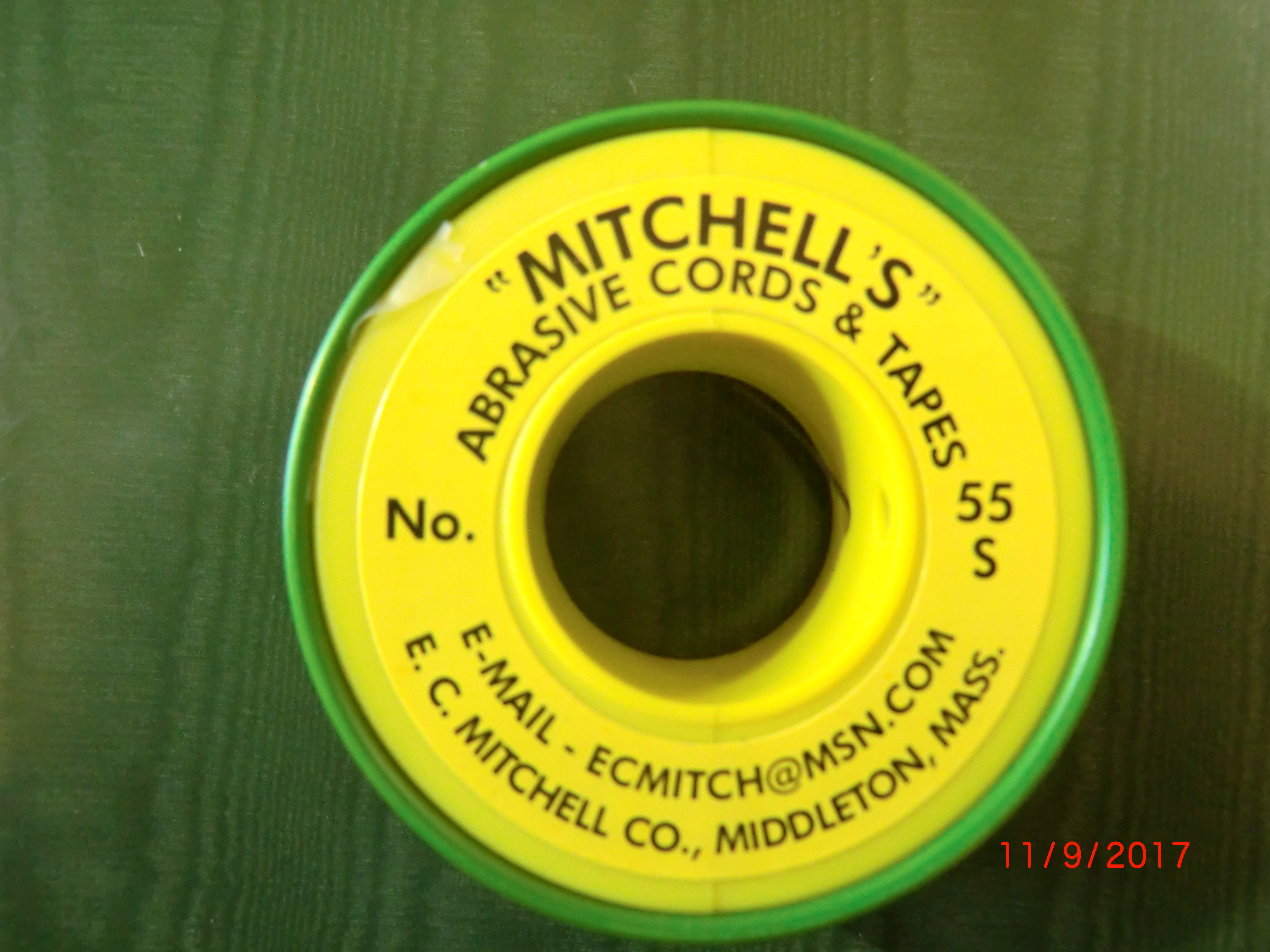 Mitchell Abrasives 66-S Round Abrasive Cord Silicon Carbide 280 Grit .012 Diameter x 25 Feet 