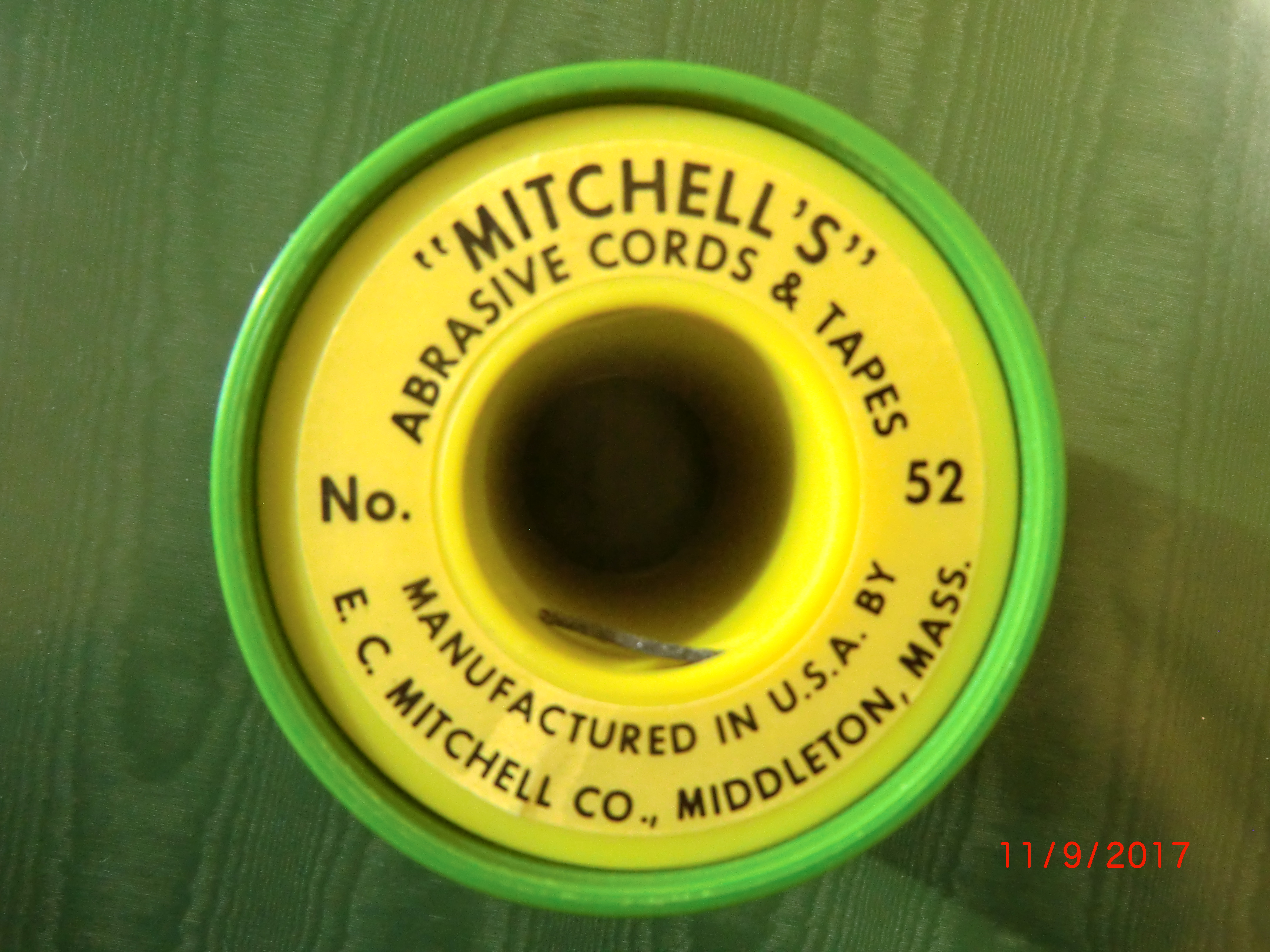 Mitchell Abrasives 52-C Round Crocus Polishing Cord .055 Diameter x 25 Feet 